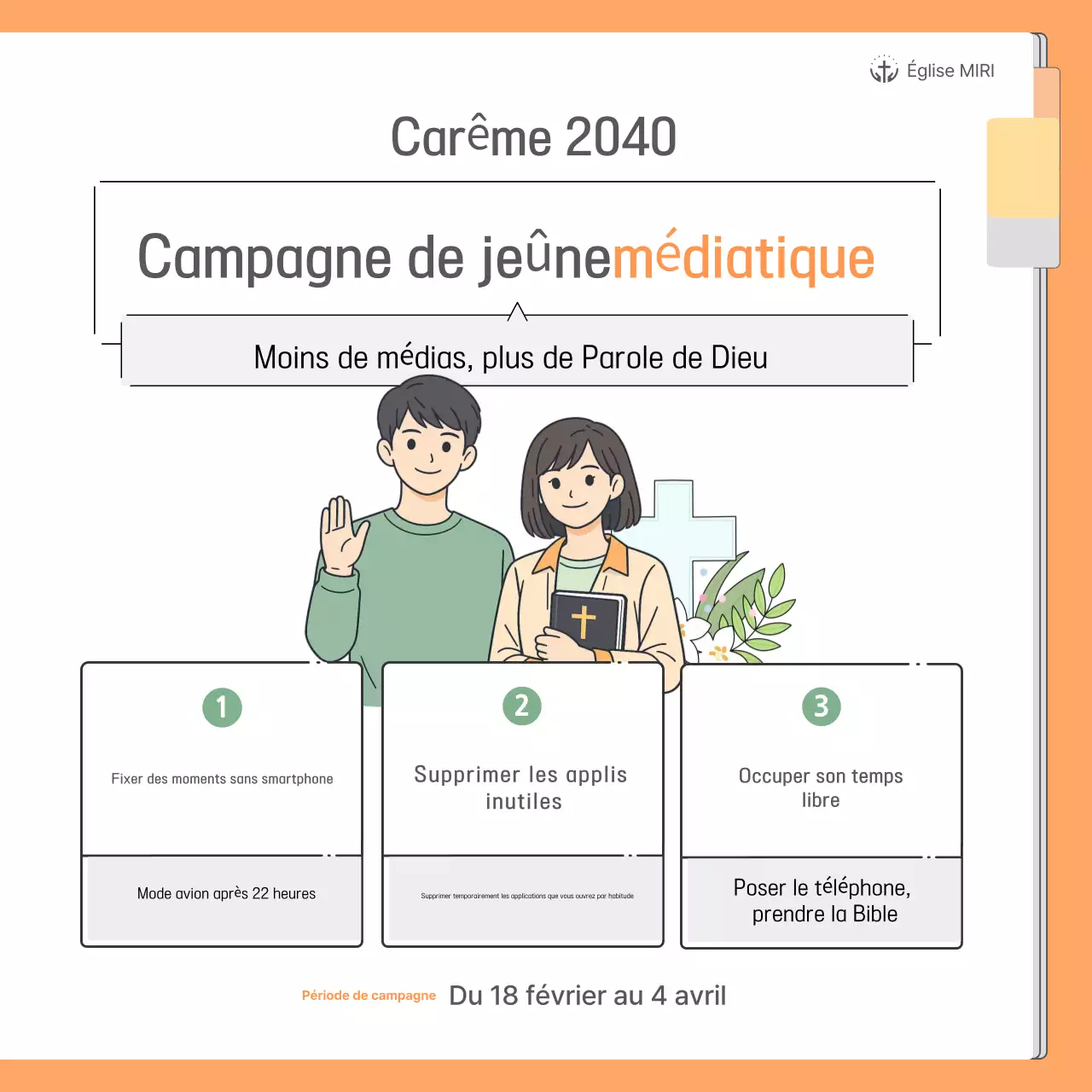Guide de la campagne de jeûne d'Orange Clean Media