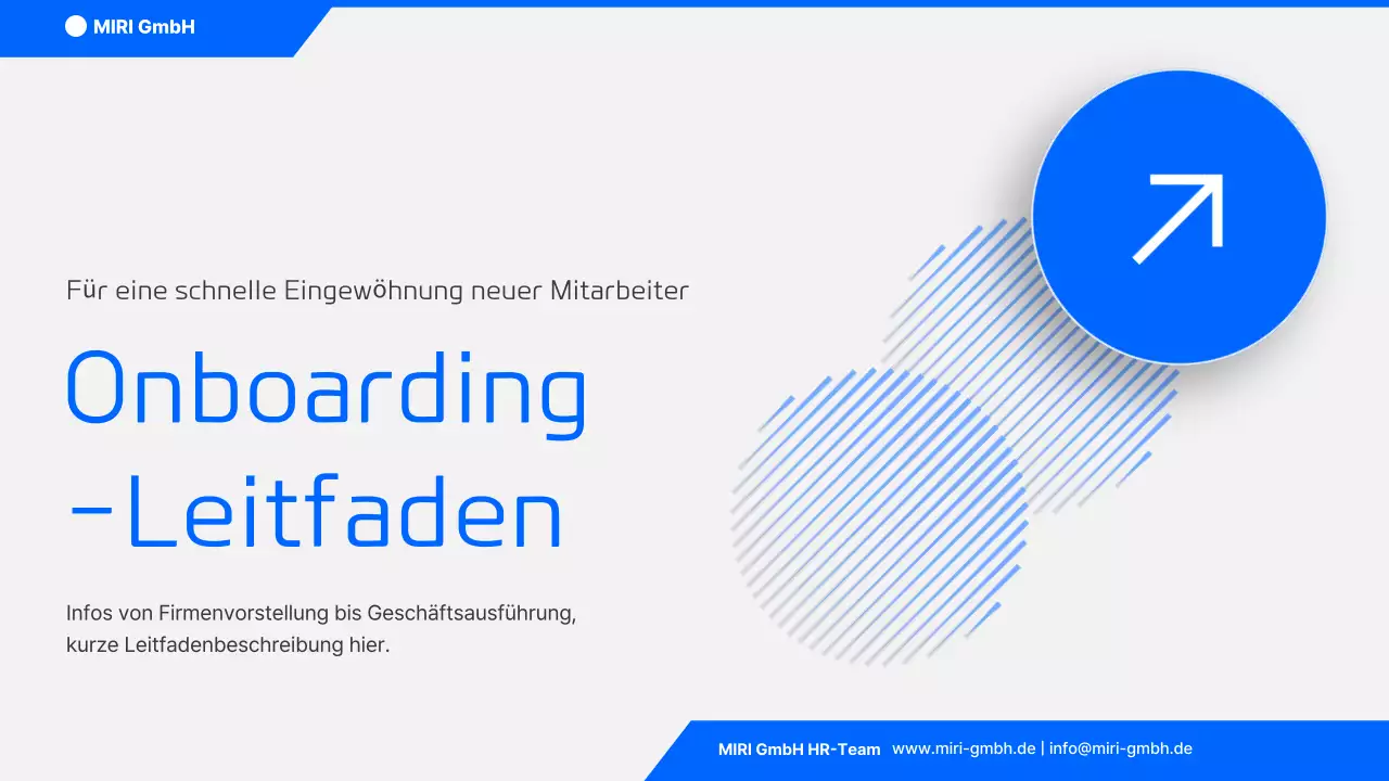 Leitfaden für neue Mitarbeiter von Blue Clean