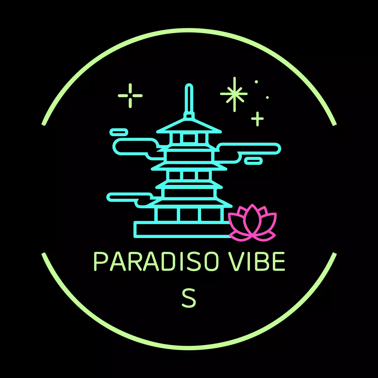 Logo coreano cyber nero