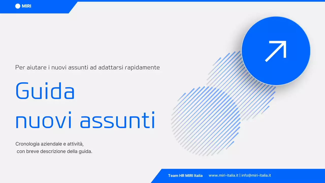 Guida all'inserimento dei nuovi dipendenti Blue Clean