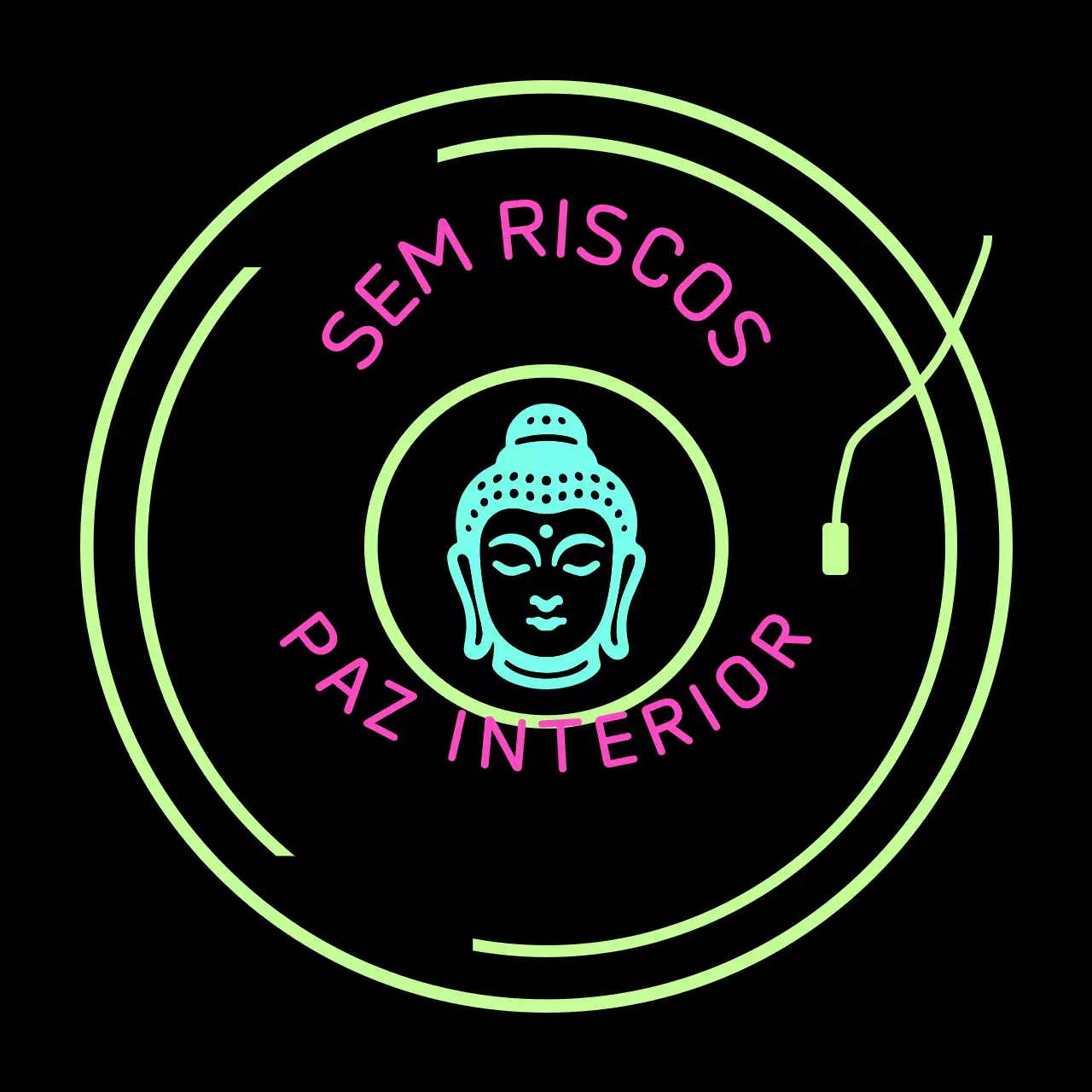 Guia de Meditação Simples em Preto