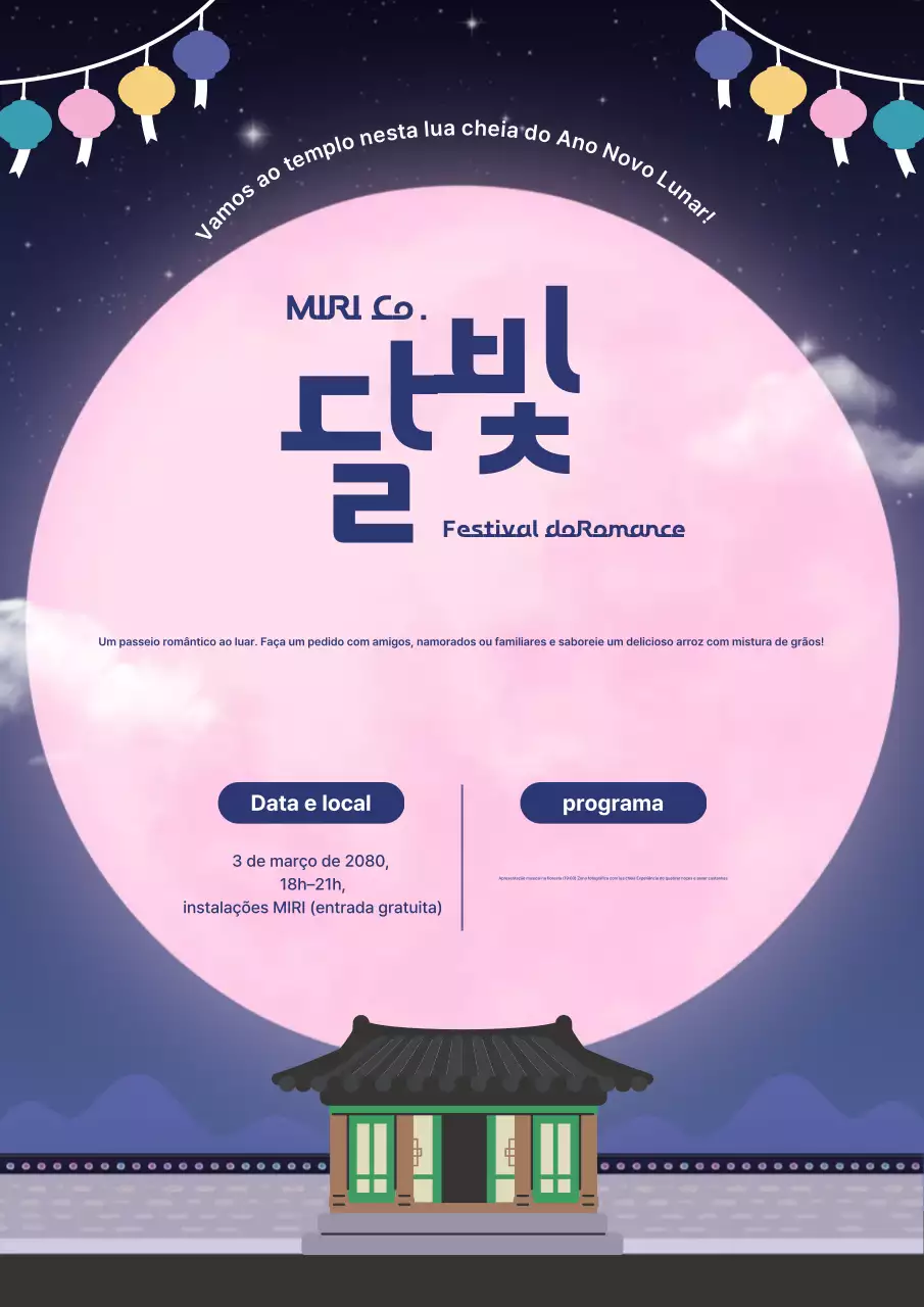 Guia simples para o Festival da Primeira Lua Cheia Rosa