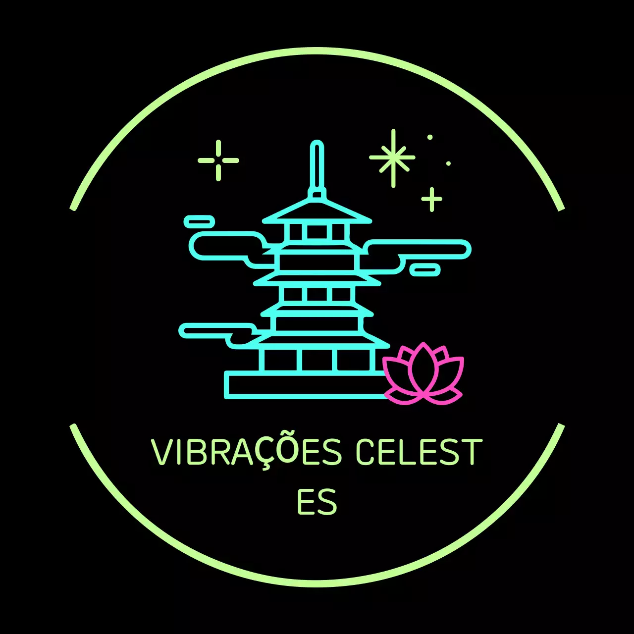 Logotipo cibernético coreano preto