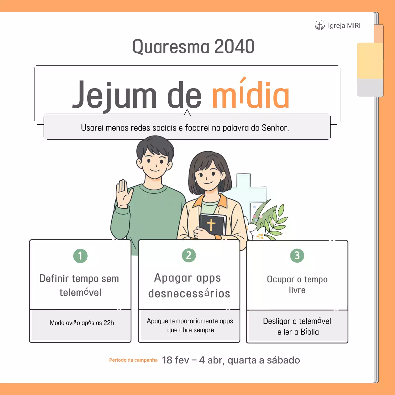 Guia da Campanha de Jejum da Orange Clean Media