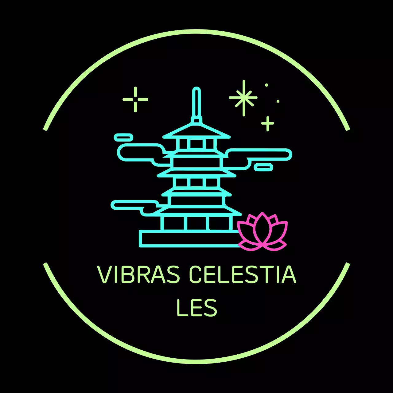 Logotipo cibernético coreano negro