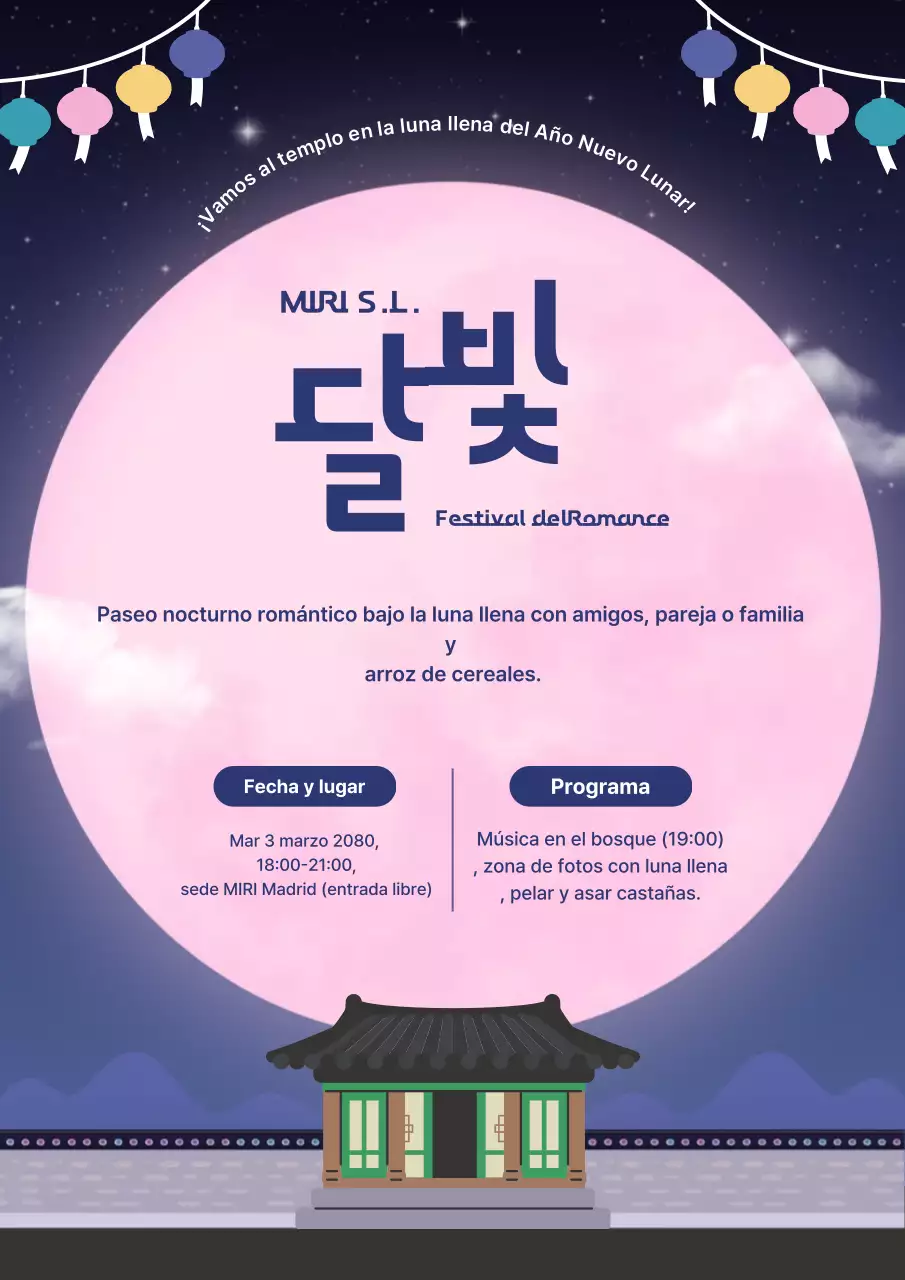 Guía sencilla del primer festival de la luna llena rosa