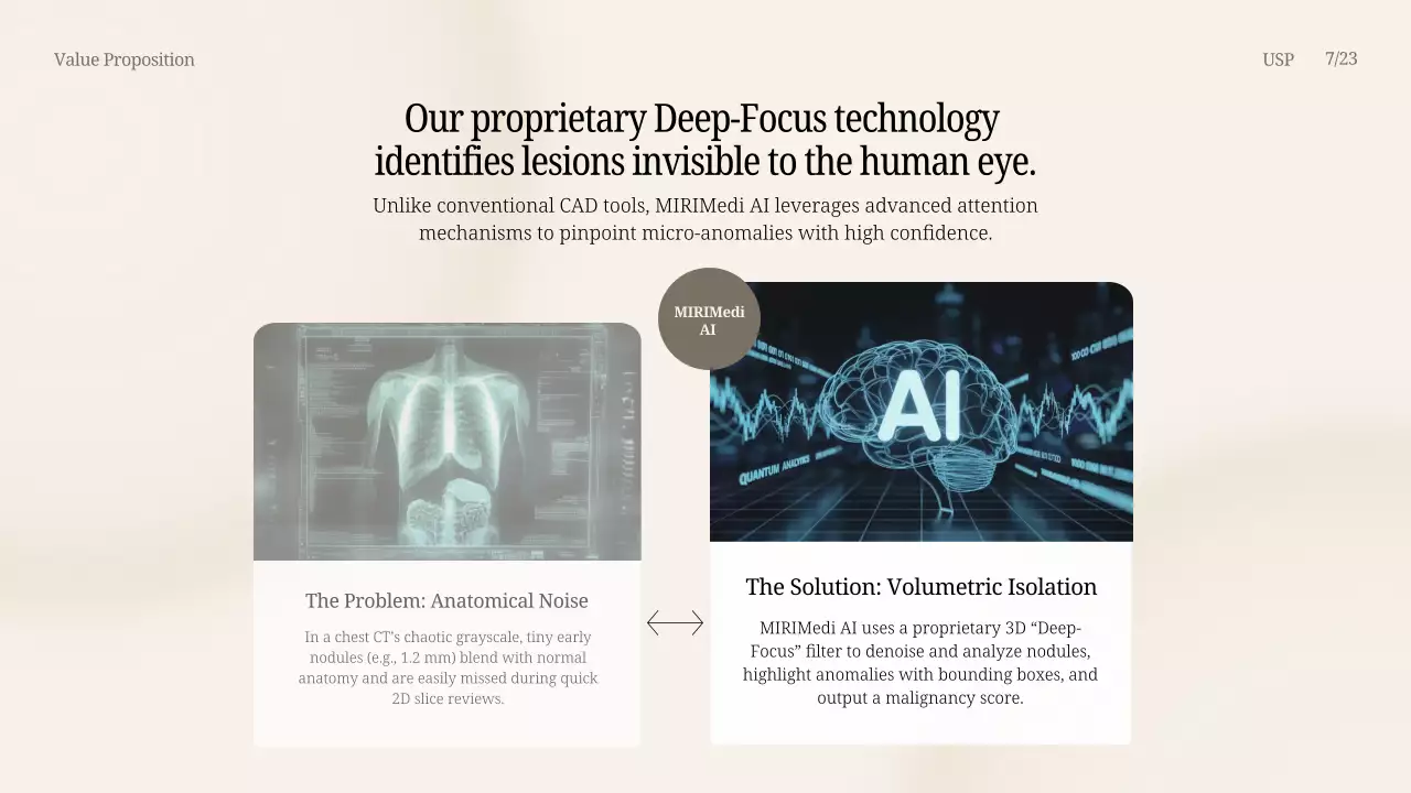 베이지색 모던 AI 제품 프레젠테이션