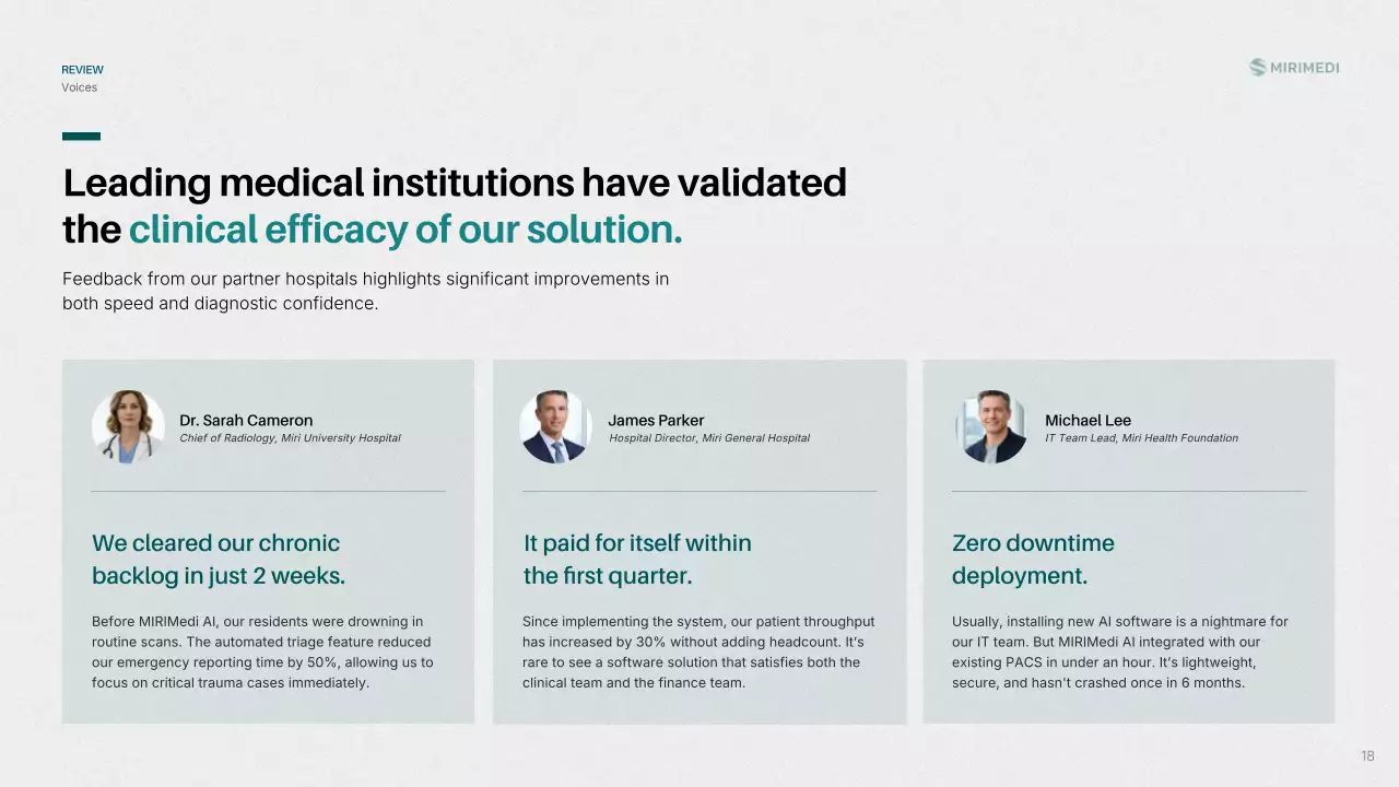 친환경 현대 방사선학 프레젠테이션