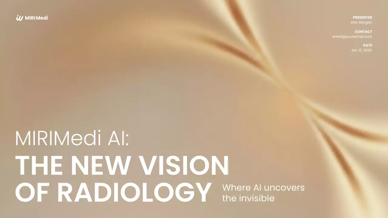 Bài thuyết trình kinh doanh hiện đại màu be