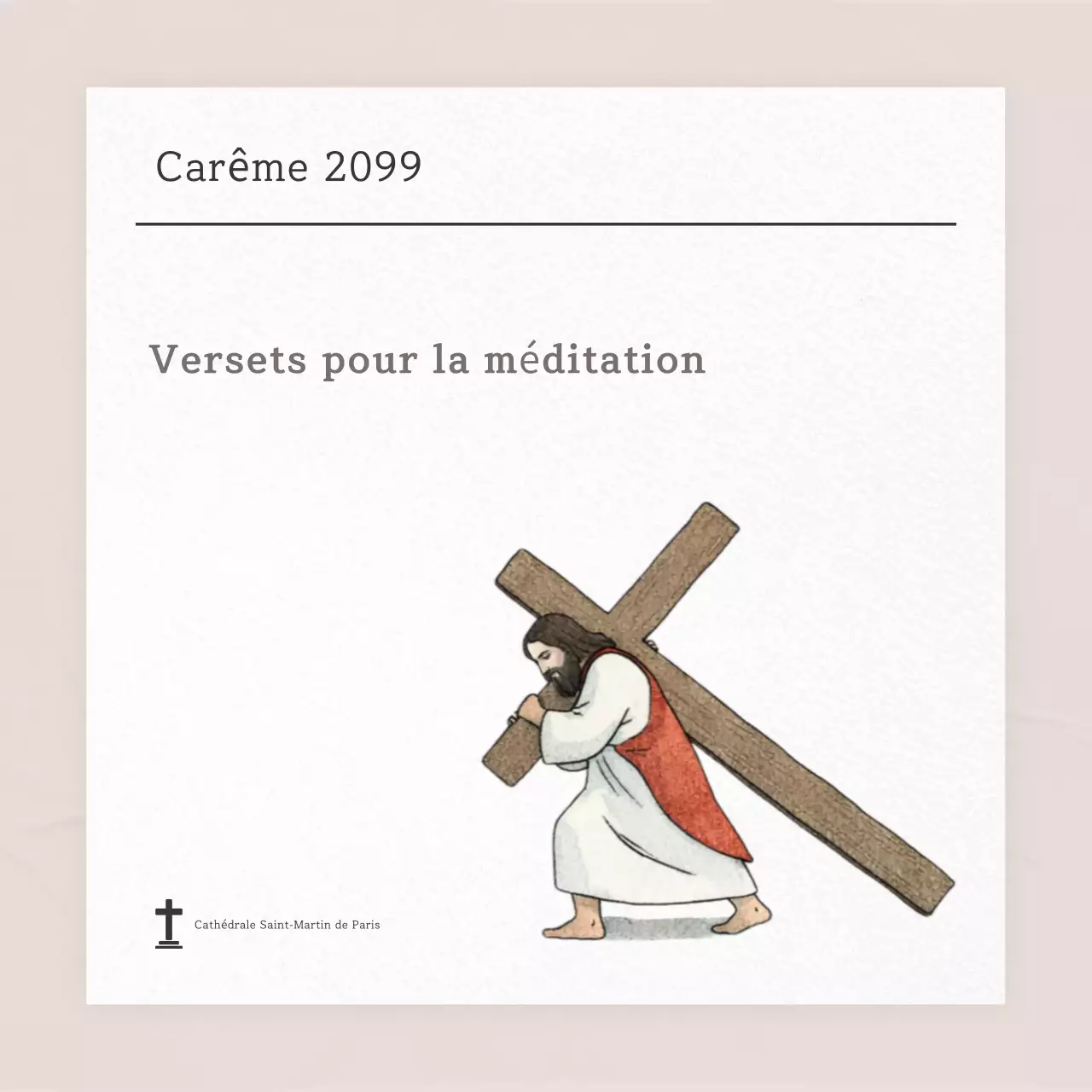 Guide de versets bibliques pour une méditation propre et beige