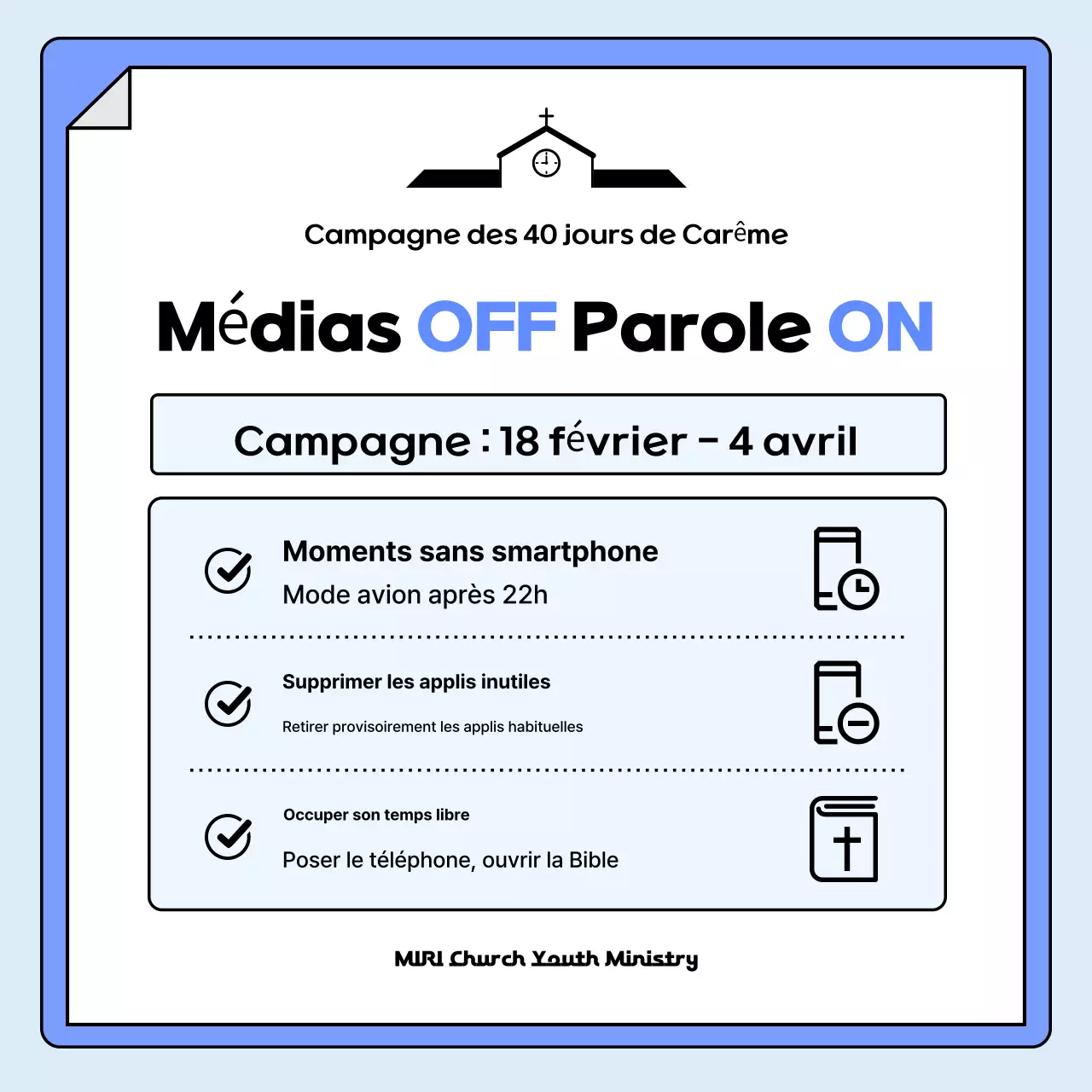 Guide de la campagne de modération de l'utilisation des smartphones Blue Clean