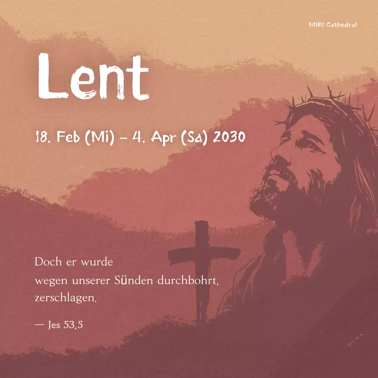 Brown Traditioneller Fastenleitfaden