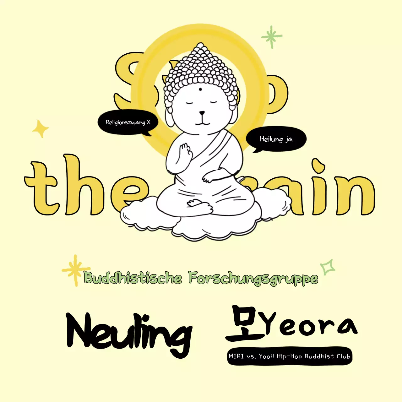 Rekrutierungsmitteilung des Yellow Simple Buddhist Club