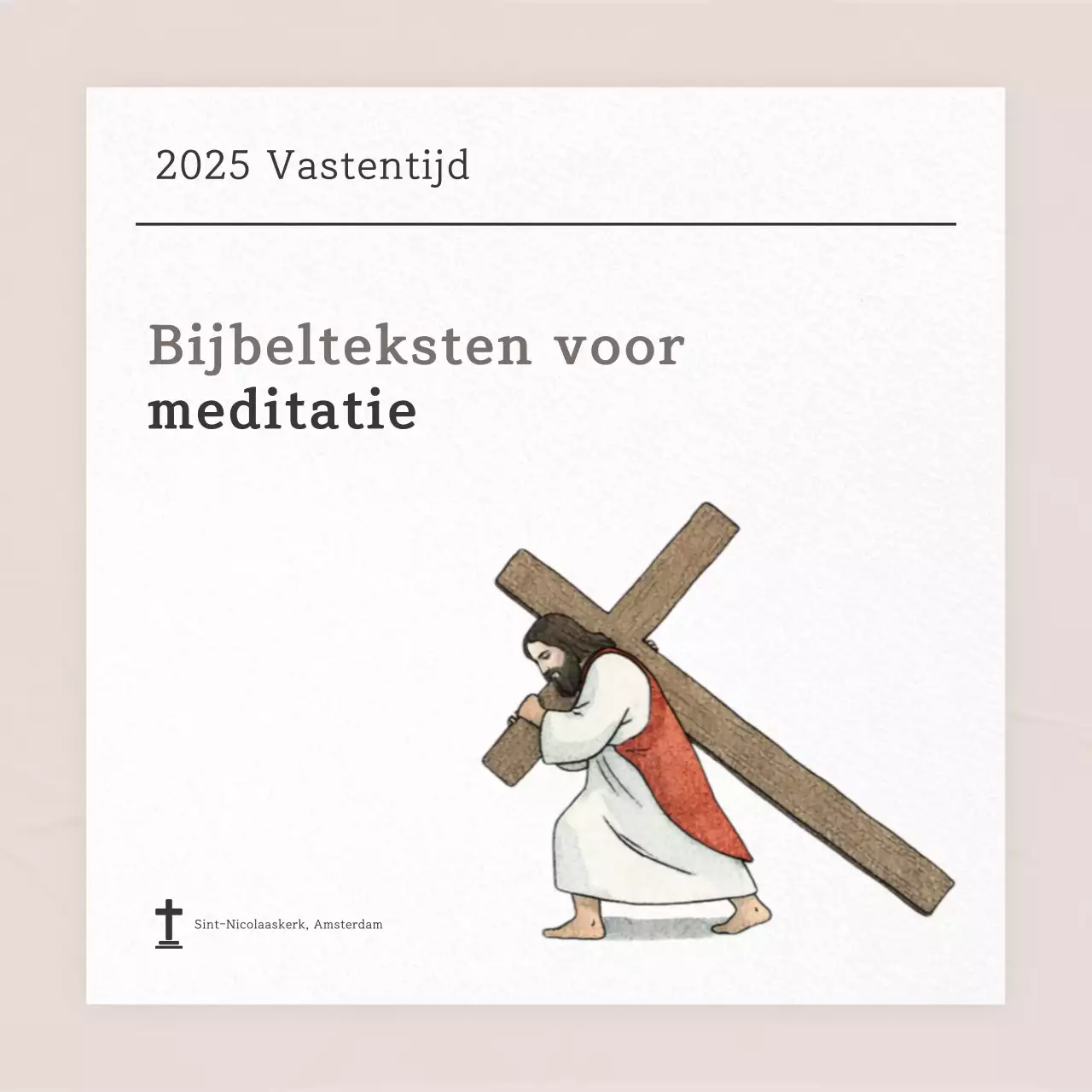 Beige, schone meditatie Bijbelversgids