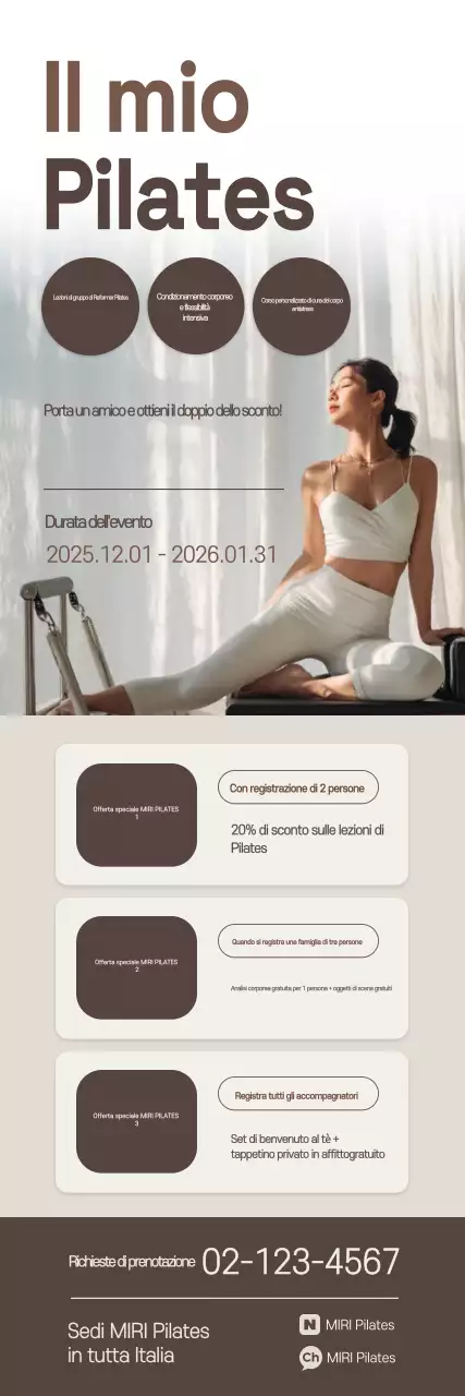 Promozione Beige Modern Pilates