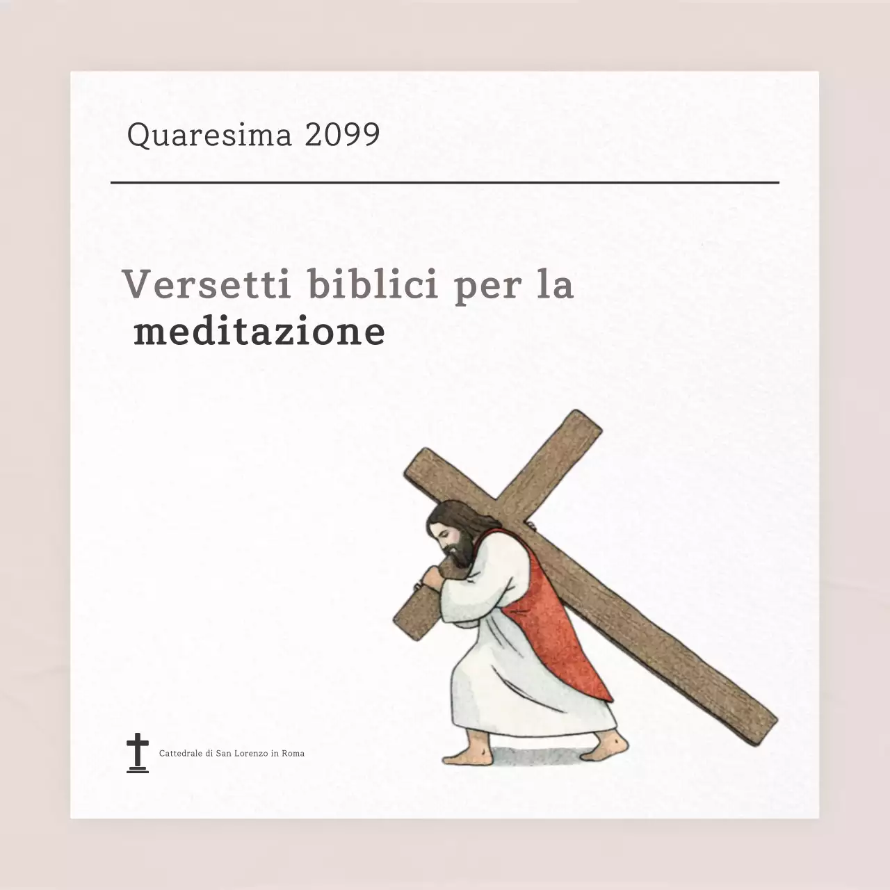 Guida ai versetti biblici per la meditazione pulita beige