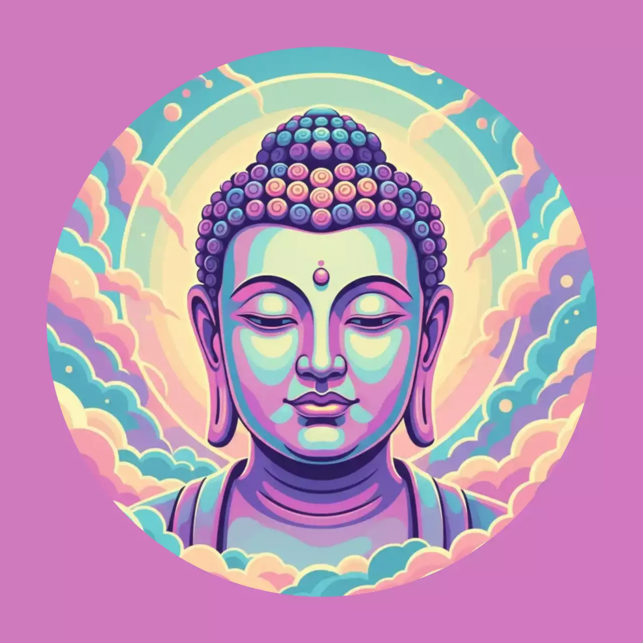 Marco de fotos de Buda minimalista Bora