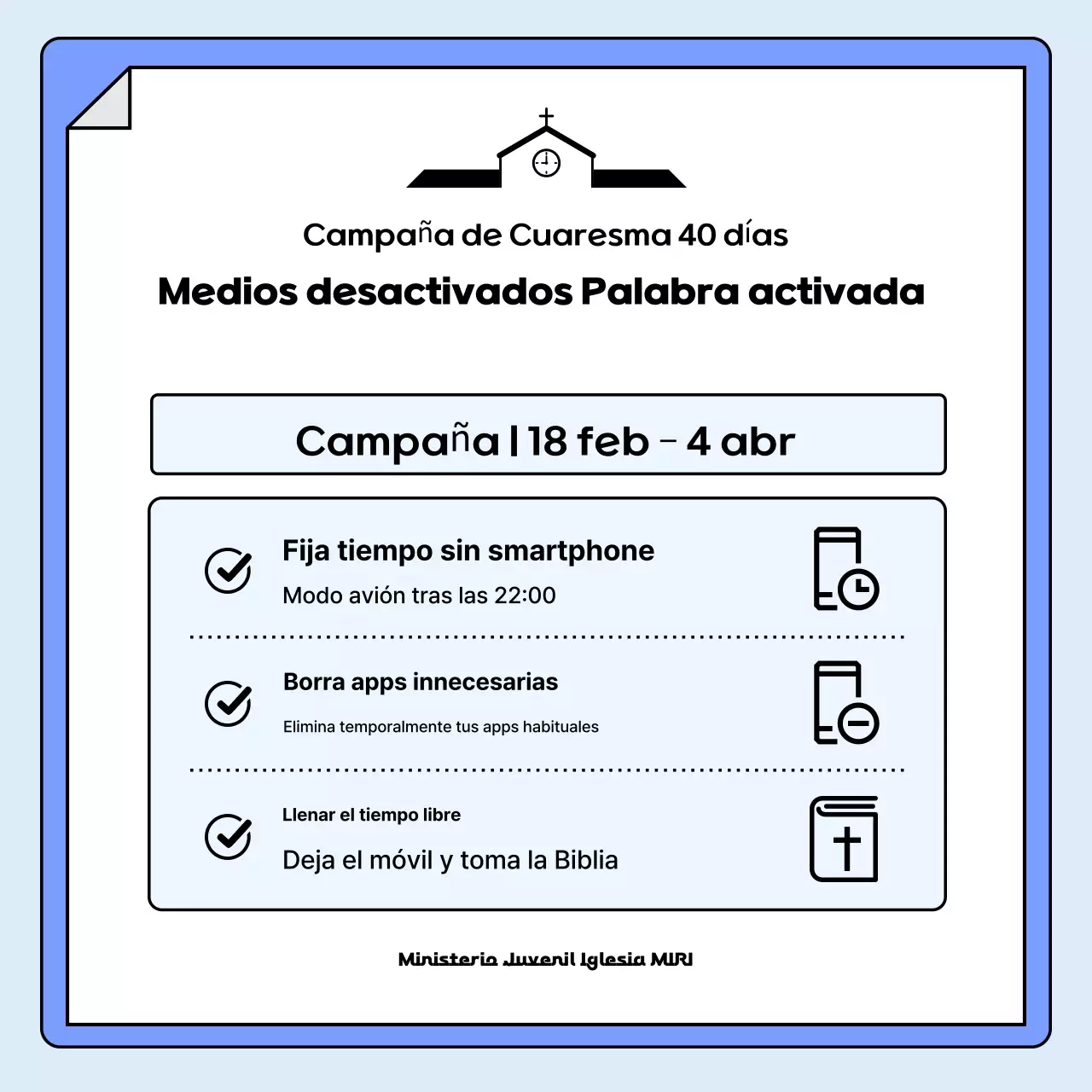 Guía de la campaña de moderación en el uso de teléfonos inteligentes Blue Clean