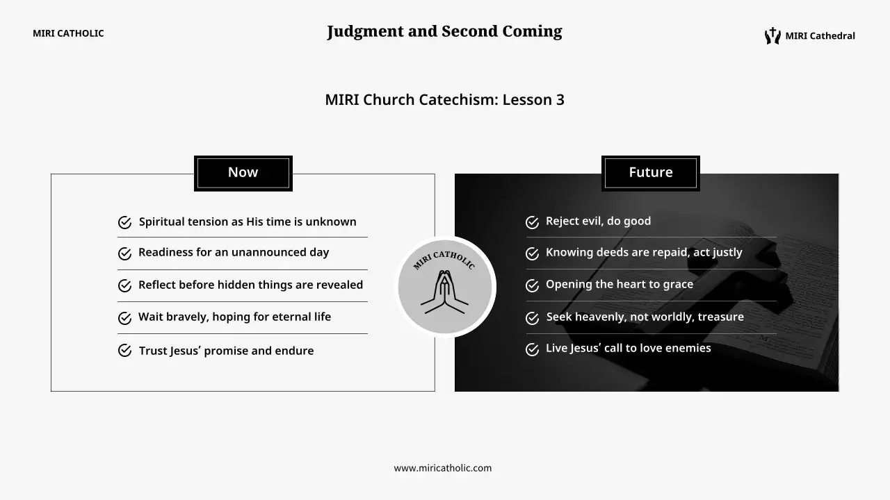 검은색 미니멀리스트 종교 안내서