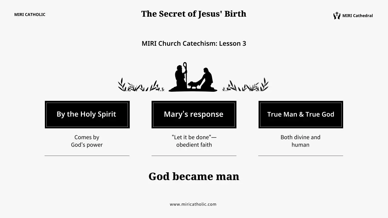 검은색 미니멀리스트 종교 안내서