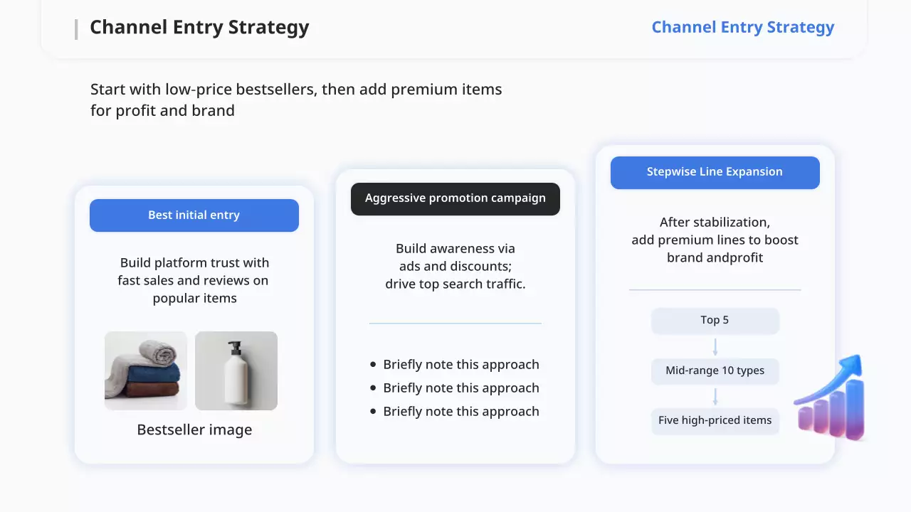 블루 모던 비즈니스 플랜