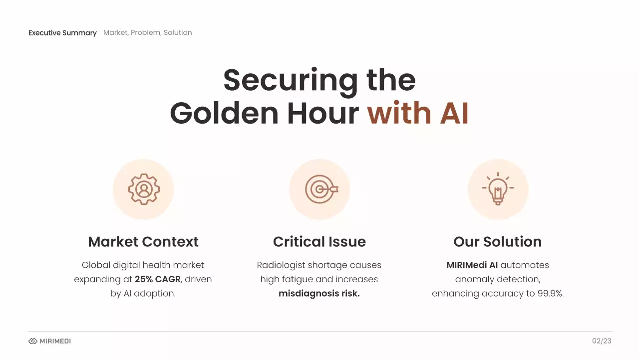 베이지색 모던 AI 프레젠테이션