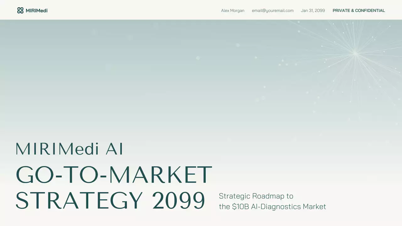 Teal Modern AI Business Presentation