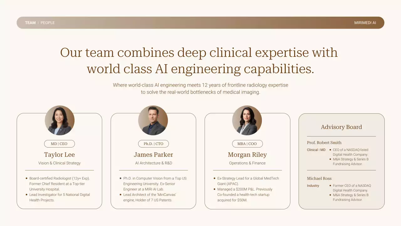 베이지 미니멀 비즈니스 프레젠테이션