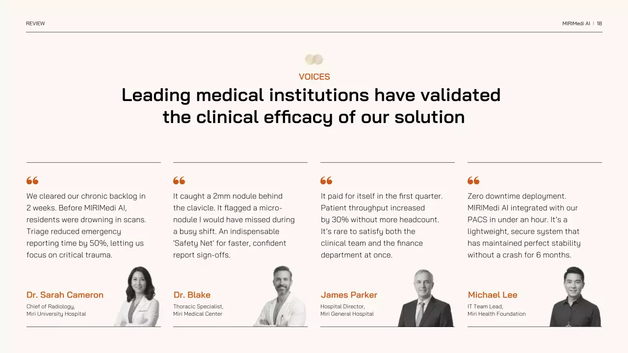 베이지색 미니멀리스트 AI 기술 제품 서비스 소개