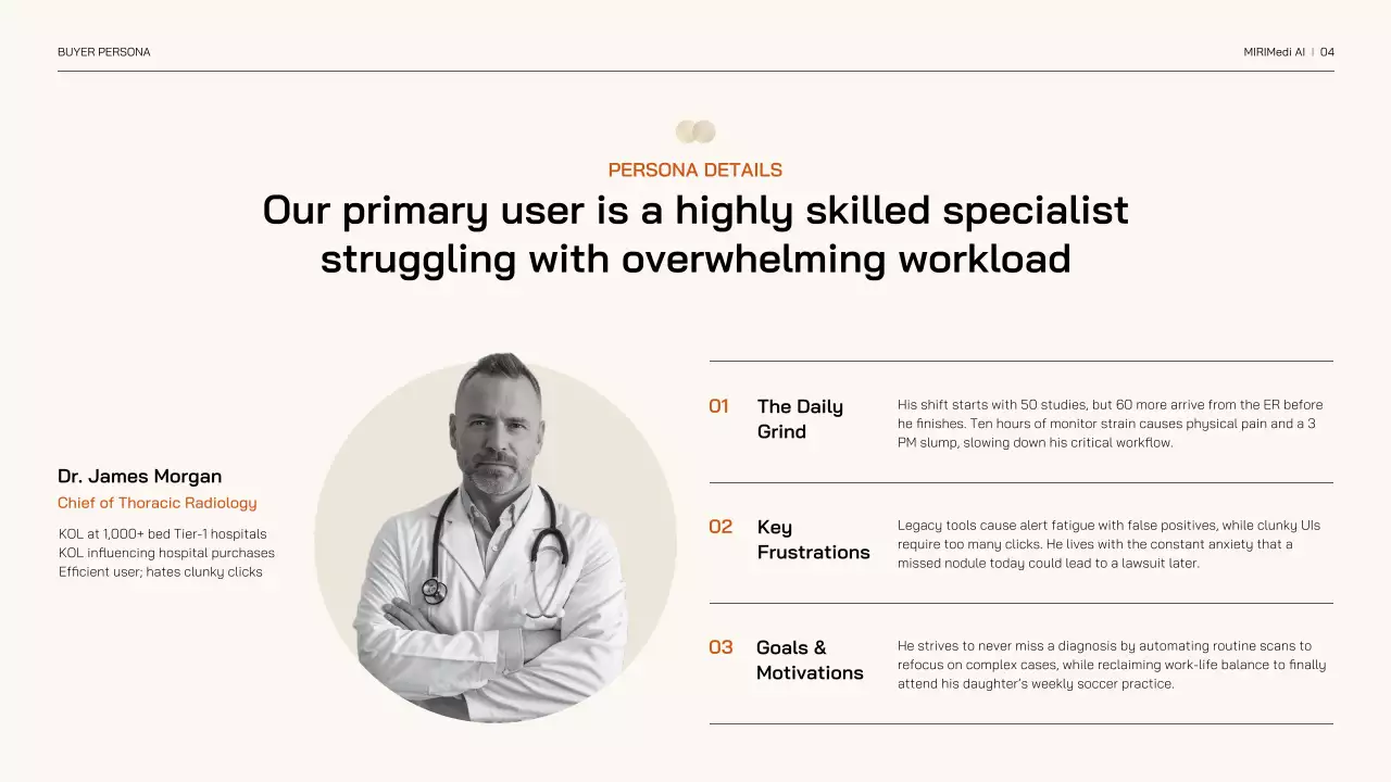 베이지색 미니멀리스트 AI 기술 제품 서비스 소개