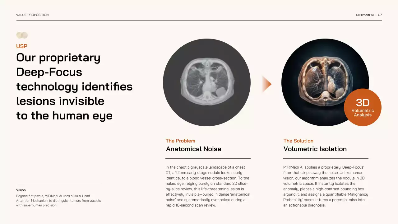 베이지색 미니멀리스트 AI 기술 제품 서비스 소개
