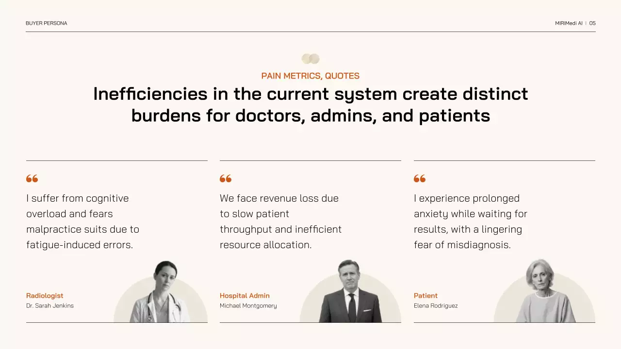 베이지색 미니멀리스트 AI 기술 제품 서비스 소개