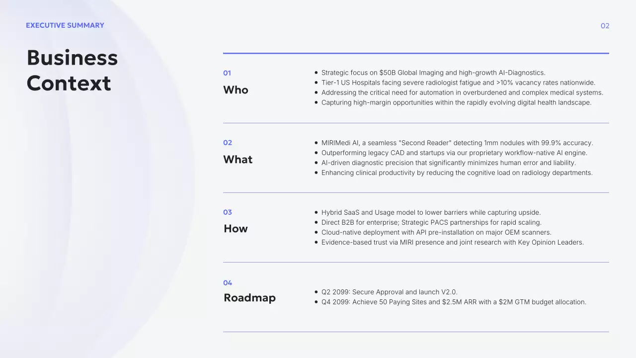 블루 모던 비즈니스 프레젠테이션