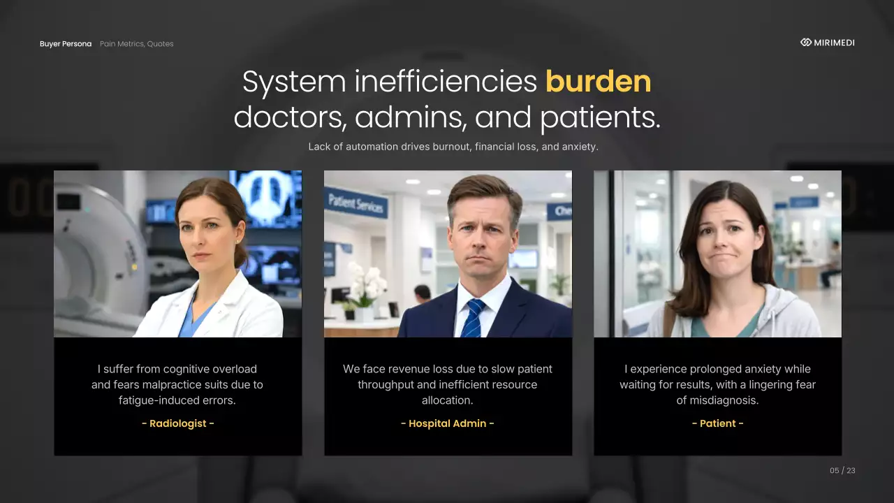 노란색 최신 방사선학 안내 프레젠테이션