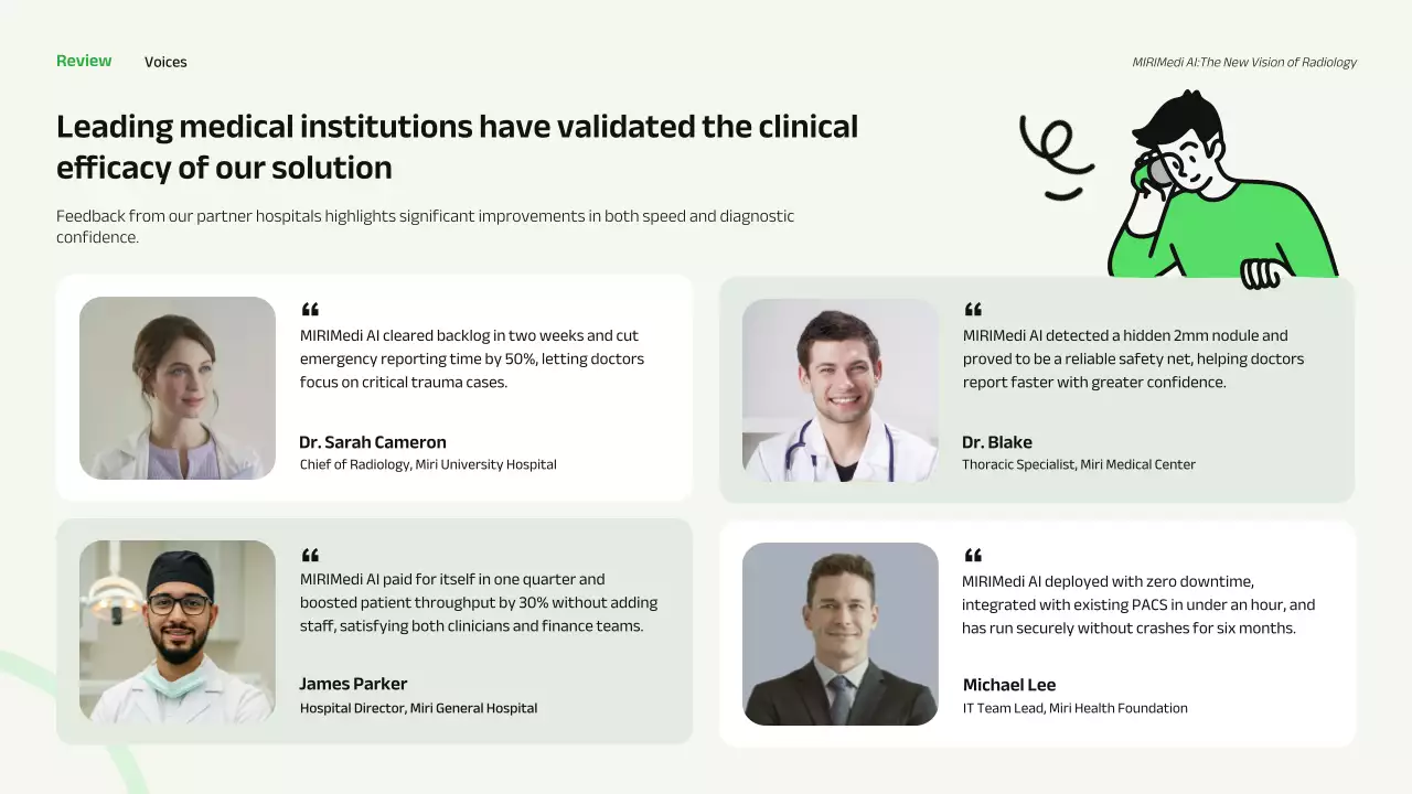 친환경 현대 비즈니스 프레젠테이션