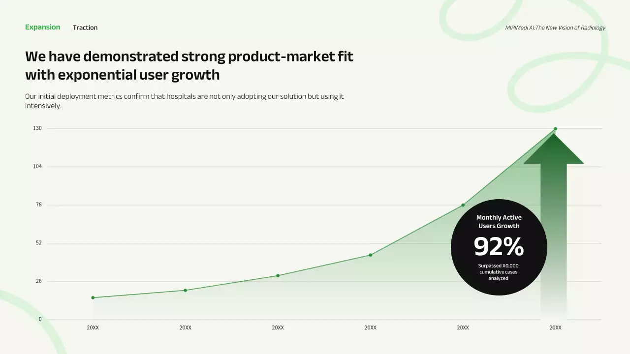 친환경 현대 비즈니스 프레젠테이션