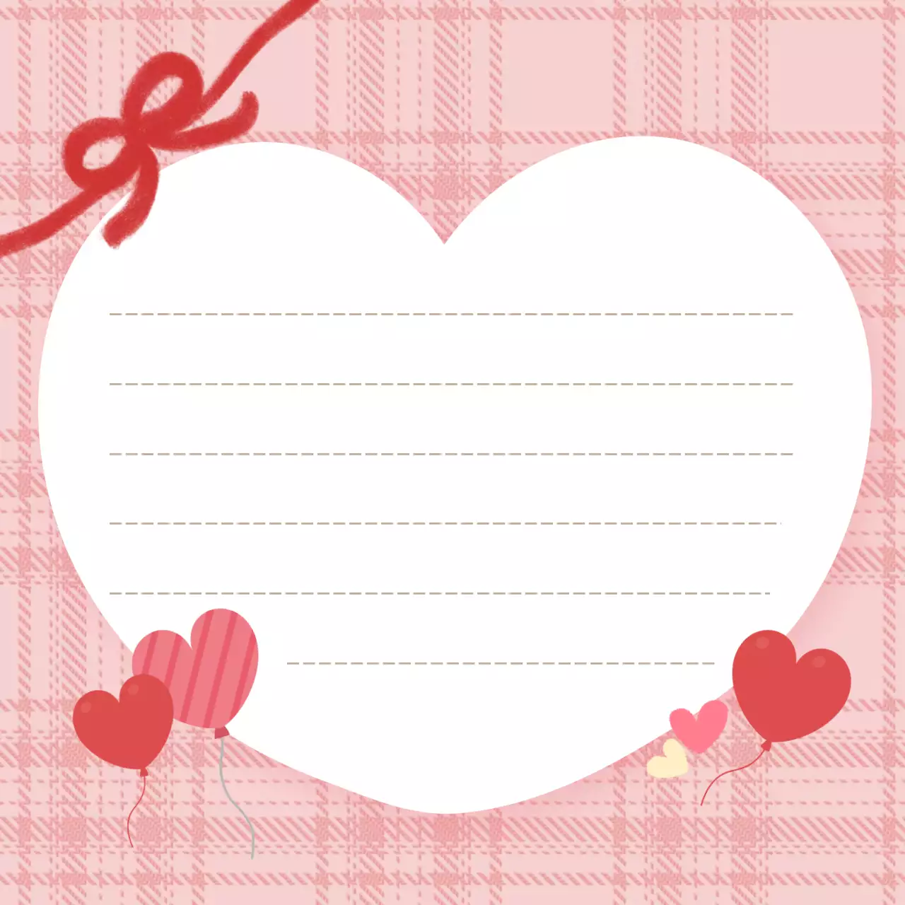 핑크 아기자기한 하트