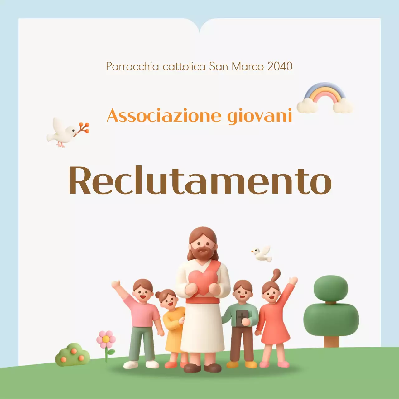 Reclutamento per la Yeondu Minimal Catholic Youth Association