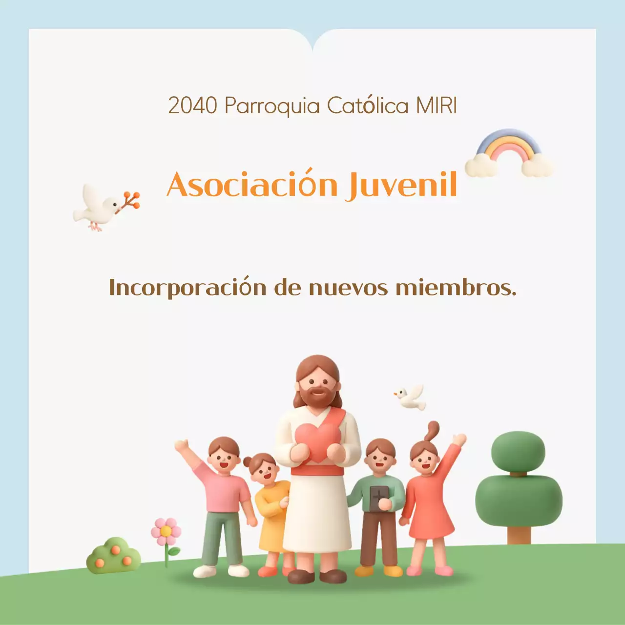 Reclutamiento para la Asociación de Jóvenes Católicos Mínimos de Yeondu