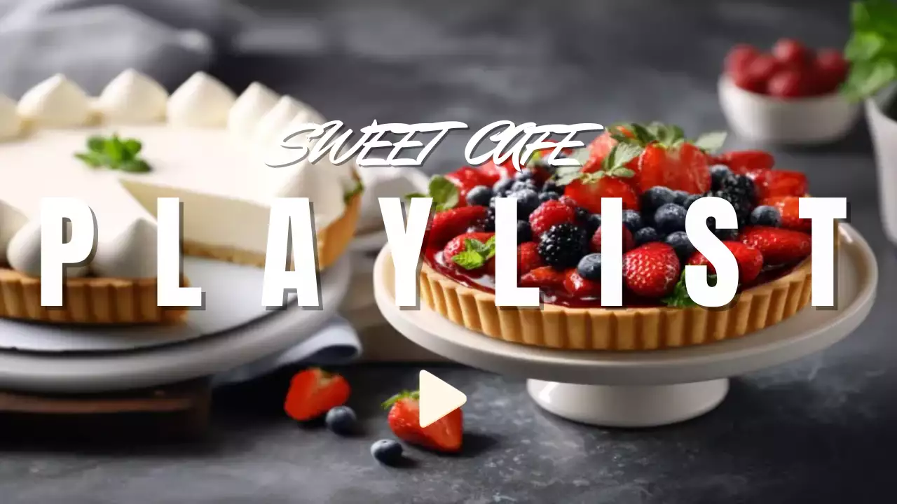 빨강 모던 디저트 플레이 리스트