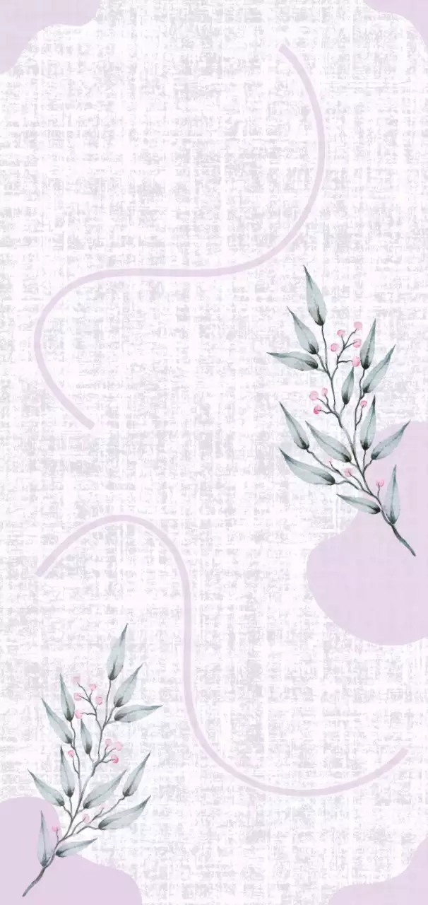 연보라 미니멀 자연 포토프레임