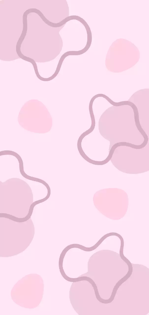 핑크 아기자기한 추상패턴 다꾸