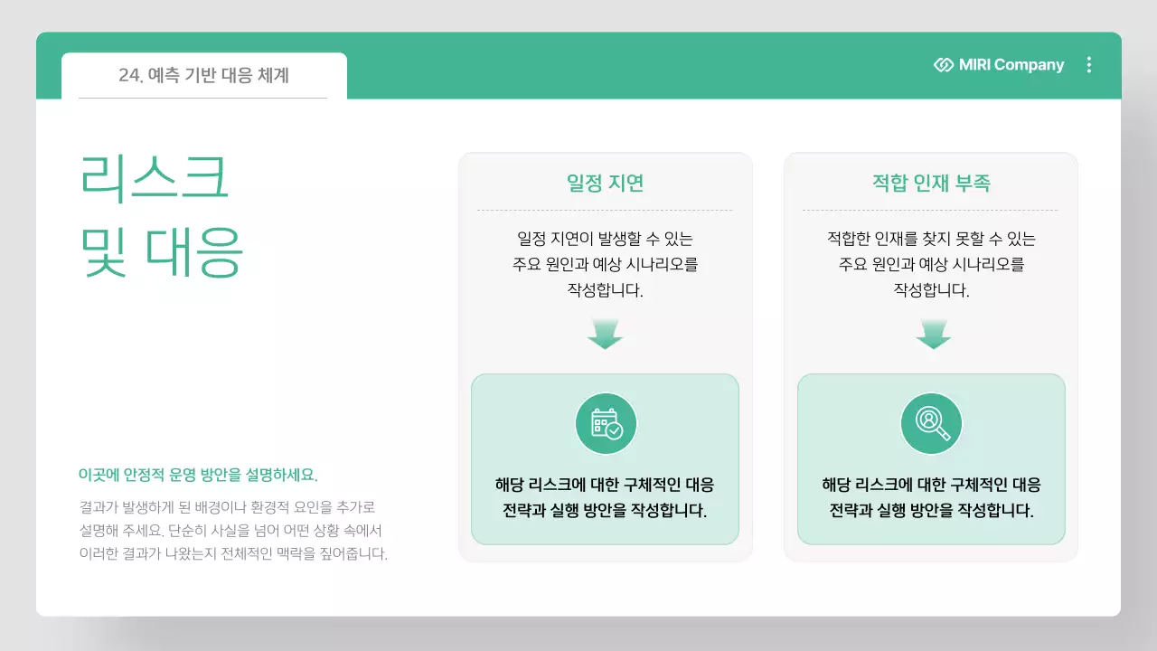 민트 깔끔 아웃소싱 제안서 계약서 안내