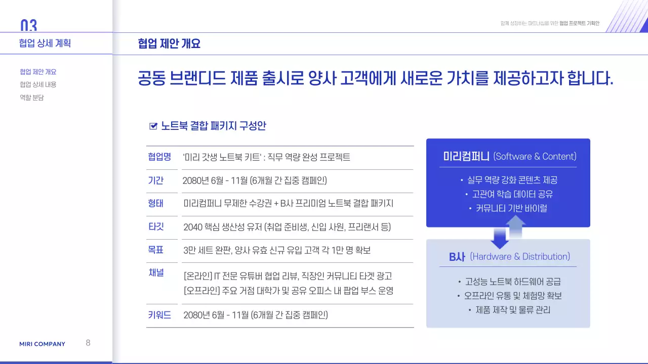 파랑 깔끔 협업 프로젝트 기획서