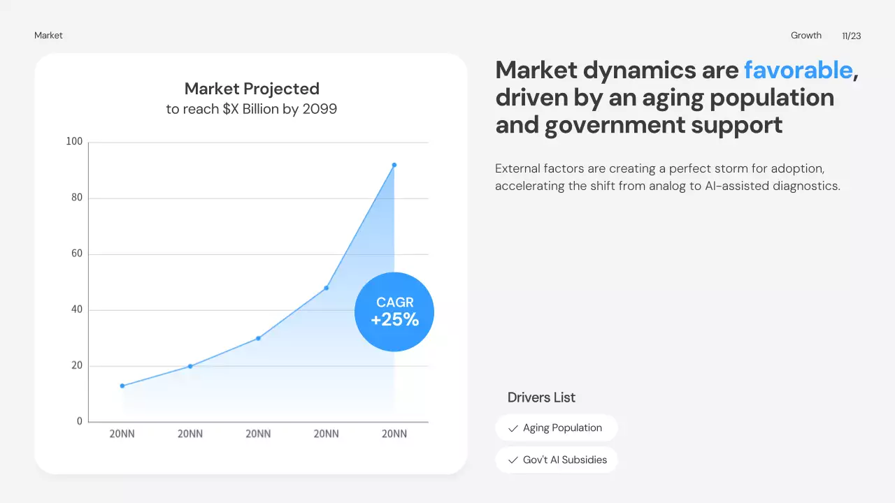 블루 모던 프레젠테이션