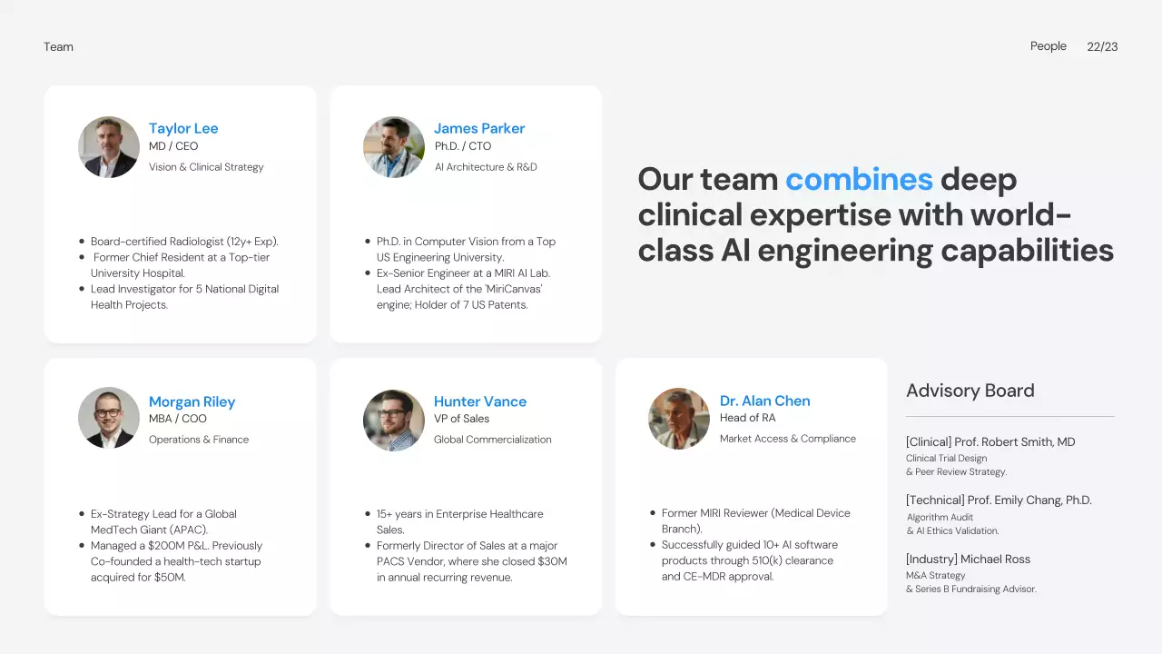 블루 모던 프레젠테이션