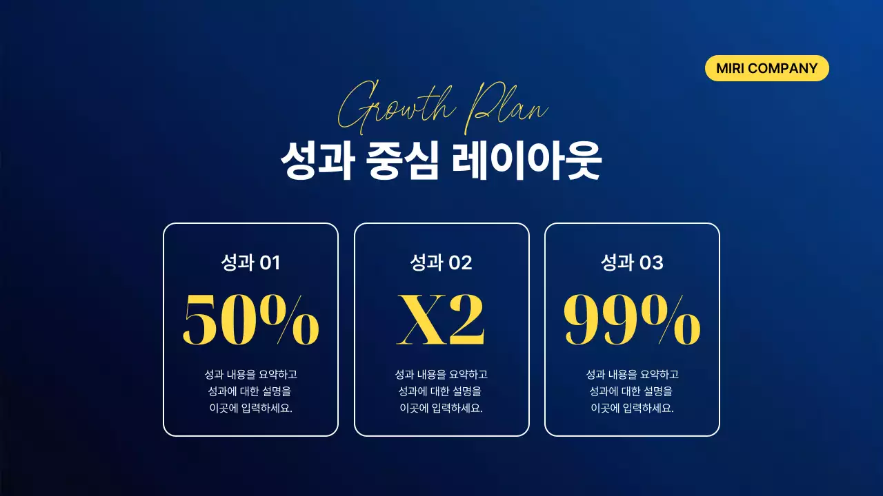 파랑 모던 비즈니스 매출 구조 설계 기획서