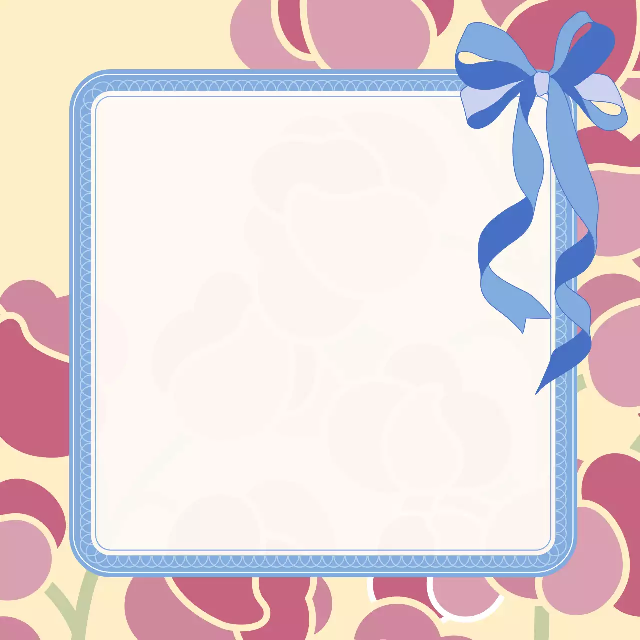 아이보리 핑크 포토프레임