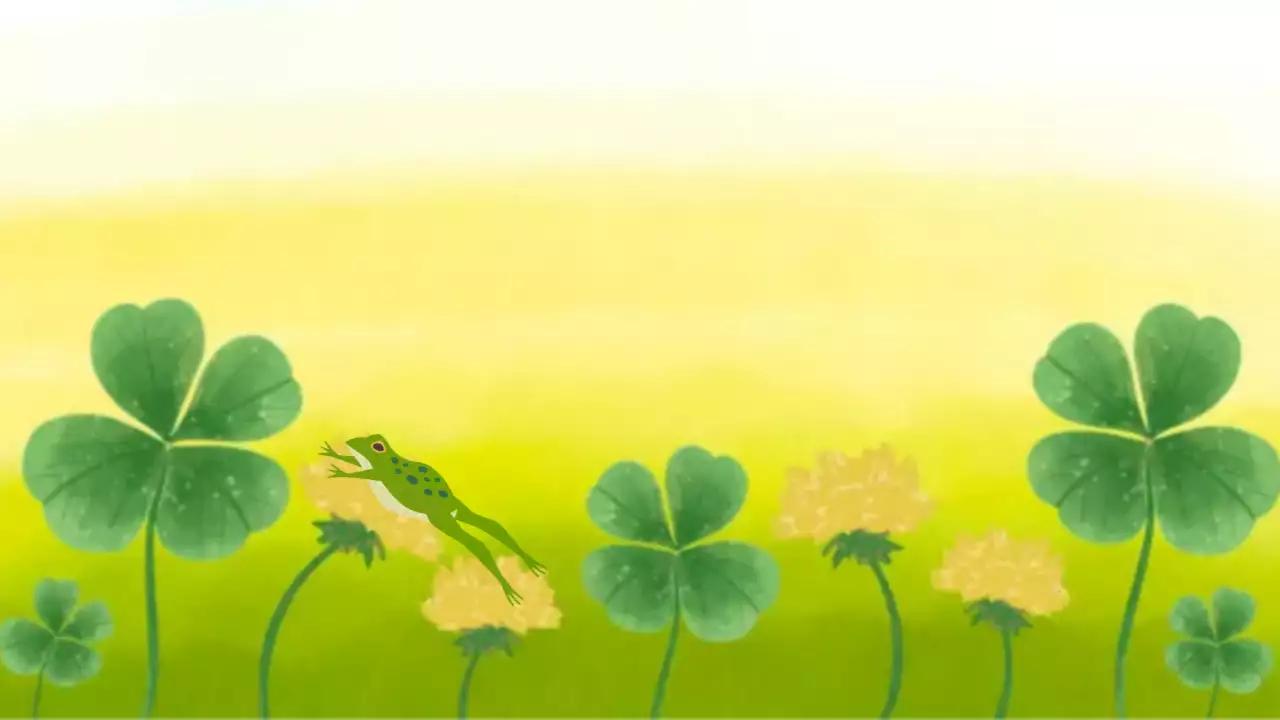 초록 심플 자연 포토프레임