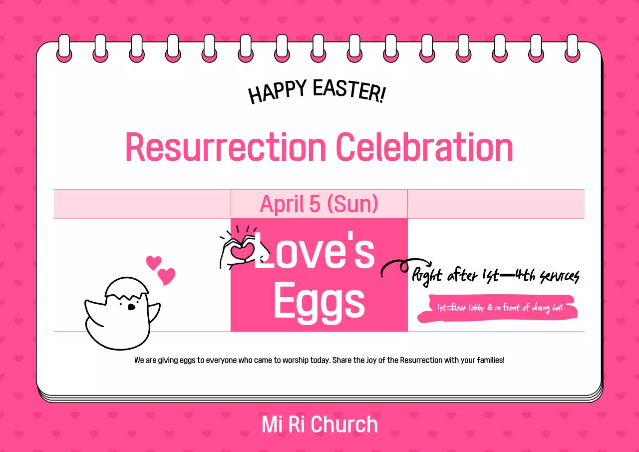 Pink Baby Easter Event Guide